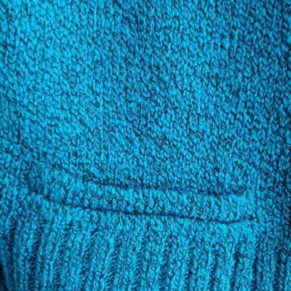 KAREN SCOTT Button Down Sweater Cardigan Melange Blue Sz 1X - Picture 5 of 9